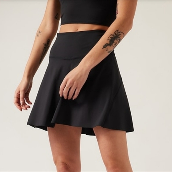 Athleta Ace Tennis Skort 15.5. NWT. Black size XXS - Picture 2 of 10